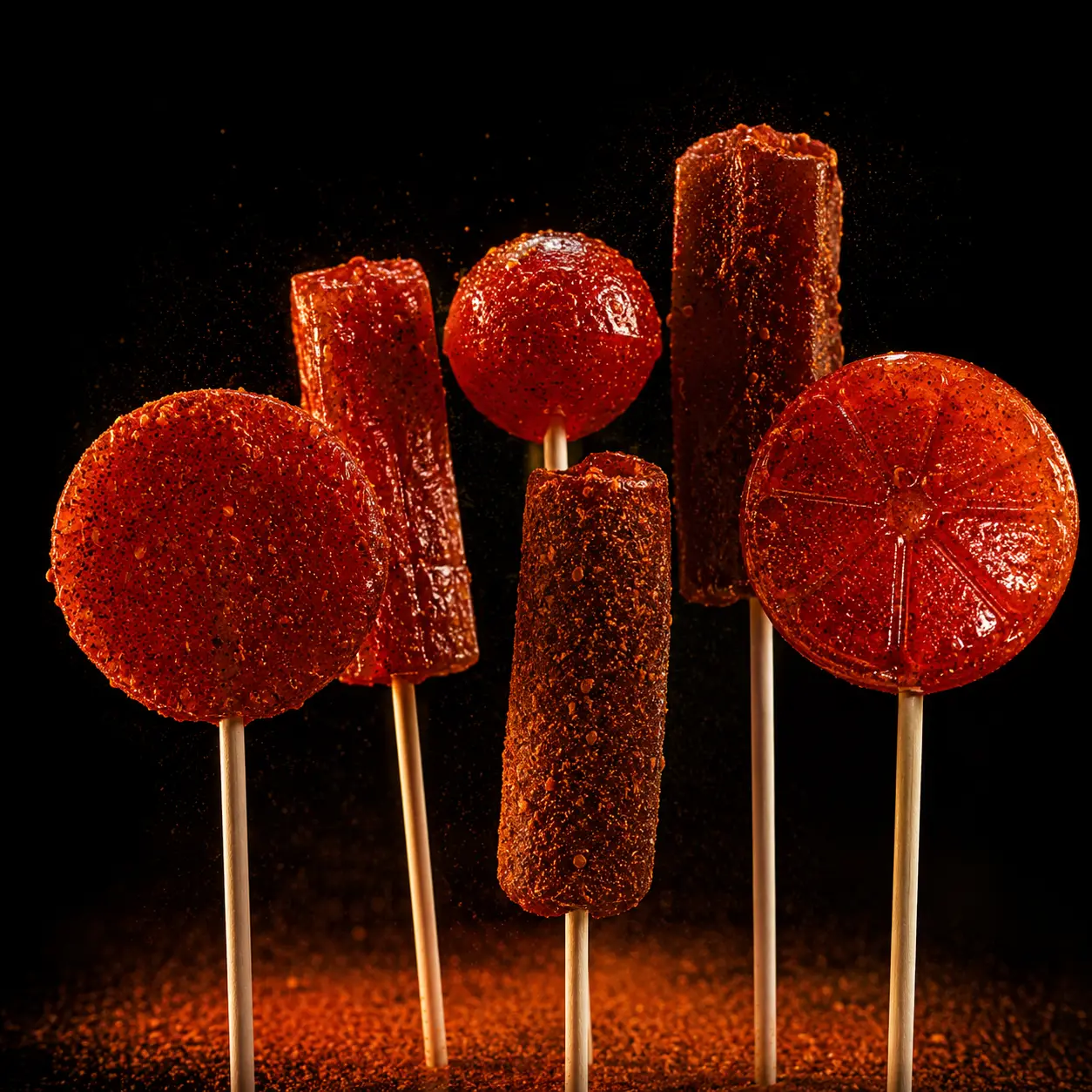 Paletas mexicanas de tamarindo y mango al estilo enchilado
